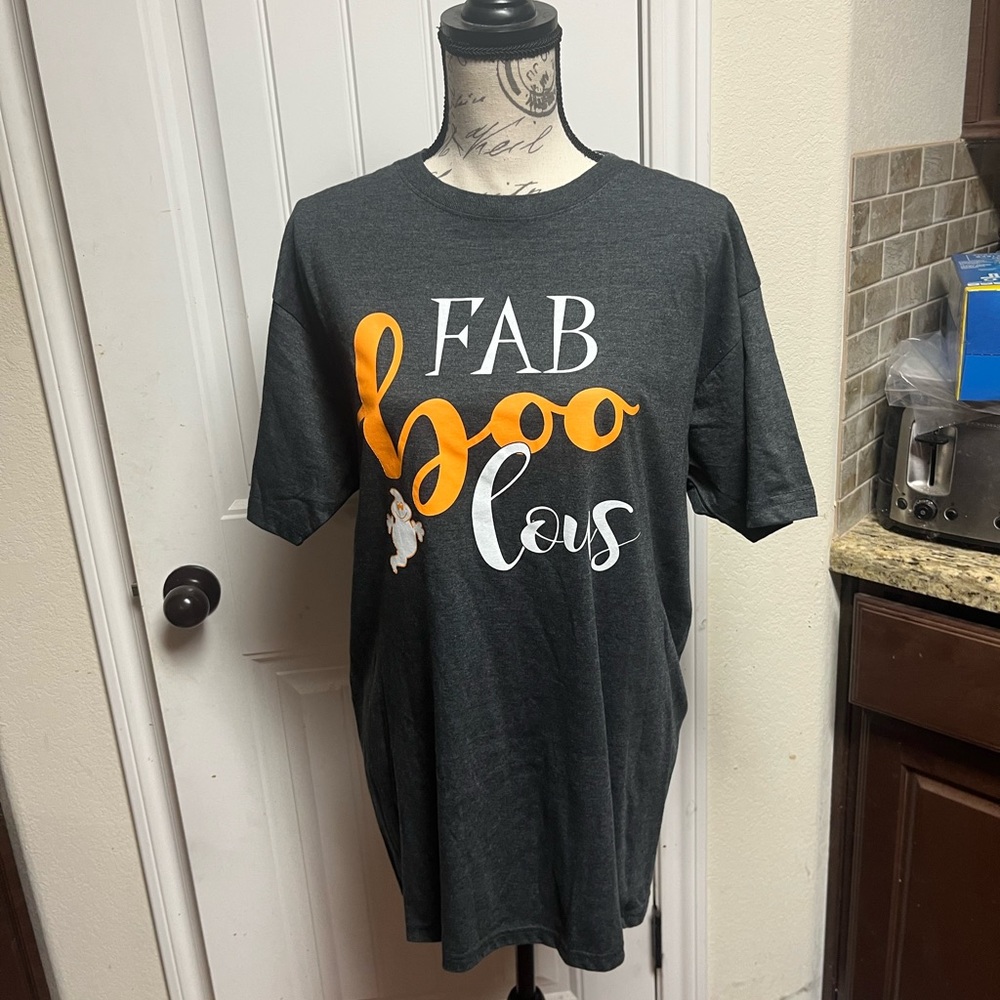 Coal Slate “Fab-Boo-Lous” Boutique T-shirt